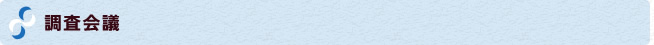 調査会議